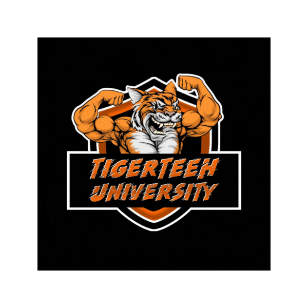 Tiger Teeh Sticker by Mr Tempo