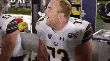 Golden Bears Laughing GIF by Cal Athletics