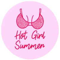 Pink Summer Sticker