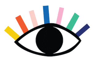 Happy Party Sticker by Ampersand Design Studio