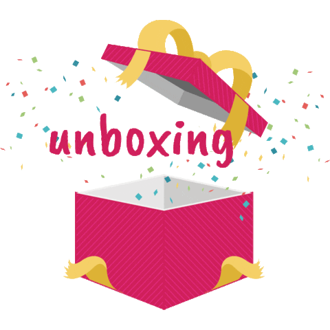 Unboxing Sticker by Be Apple Boutique