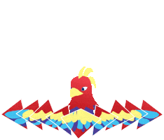 Rainbow Bird Sticker by One Faber Group