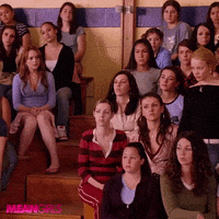 Mean Girls Hand Raising GIFs - Get the best GIF on GIPHY