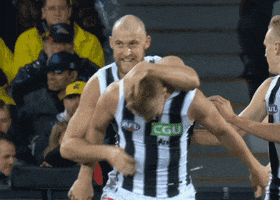 celebration magpies GIF by CollingwoodFC