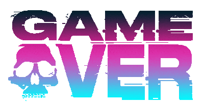 Game Over Sticker for iOS & Android