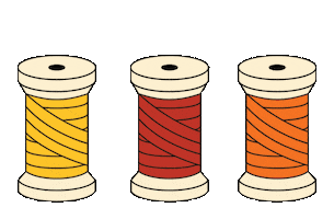 Thread Sticker by Made4you