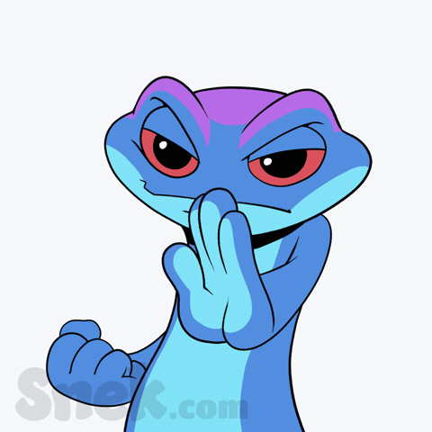 Smirk Trying Not To Laugh GIF by Snek