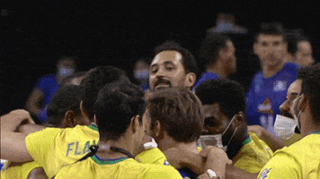Partying Bruno Rezende GIF by Volleyball World