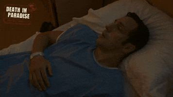 deathinparadiseofficial scared late night midnight insomnia GIF
