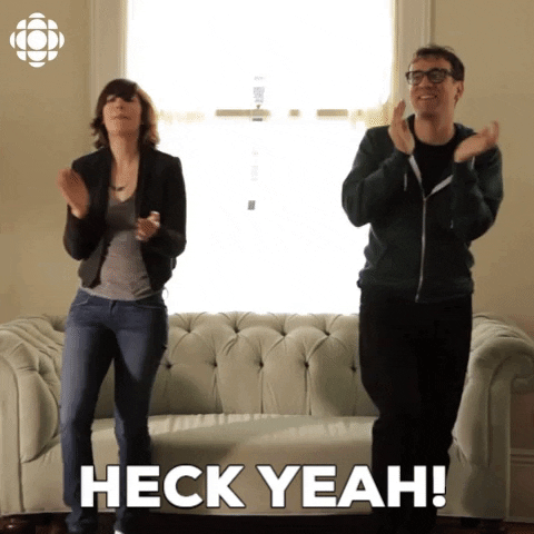 Happy Pumped Up GIF by CBC