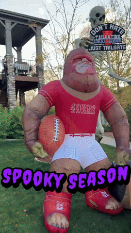 Halloween 49Ers GIF by Tailgating Challenge