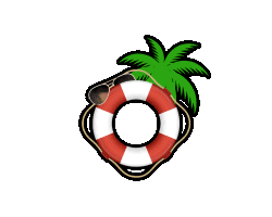 Beach Disco Sticker by hedmedia