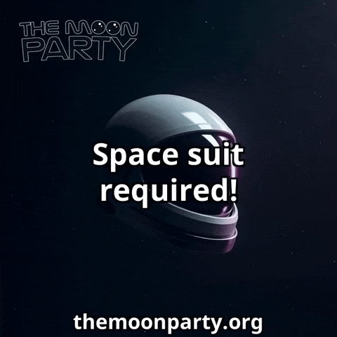 Space Stars GIF by The Moon Party