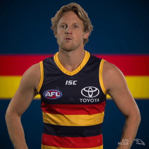Rory Sloane Facepalm GIF by Adelaide Crows