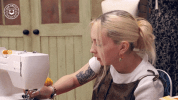 Excited Surprise GIF by The Great British Sewing Bee