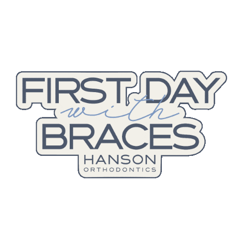 Braces Sticker by Hanson Orthodontics Allen