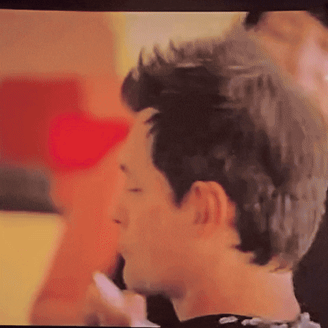 Turn Around Smile GIF