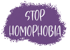 Lgtbiq Stop Homophobia Sticker by Raveloteca;