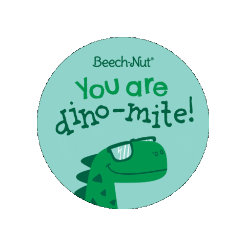 Dinosaur Dino Sticker by Beech-Nut