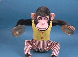 toy monkey GIF