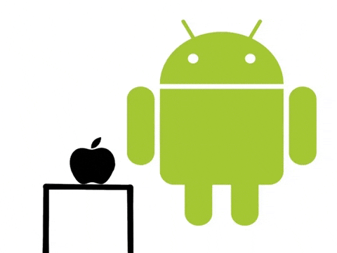 Animated GIF showing someone using a phone to track food - representing the daily habit of calorie logging