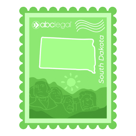 South Dakota Letter Sticker by ABCLegal