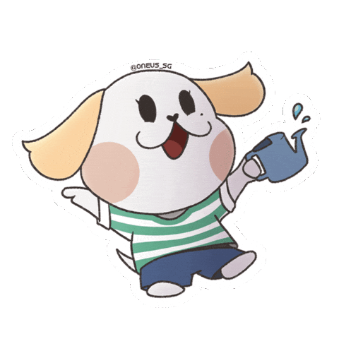 Puppy Singapore Sticker