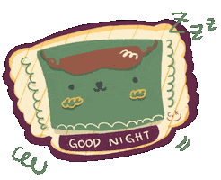 Sleepy Fun Sticker