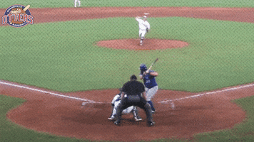 EvansvilleOtters baseball swag pitcher swinging GIF