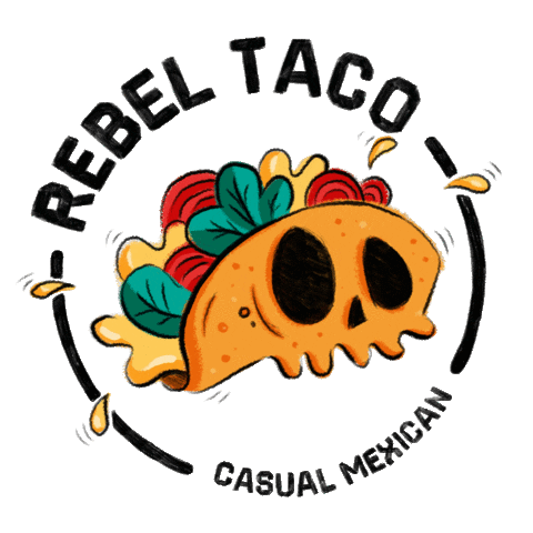Rebel Taco Sticker