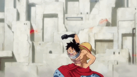 One Piece Funny Luffy And Zoro GIF  GIFDBcom