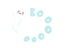 Ghost Cat Sticker by Tobyilikecats