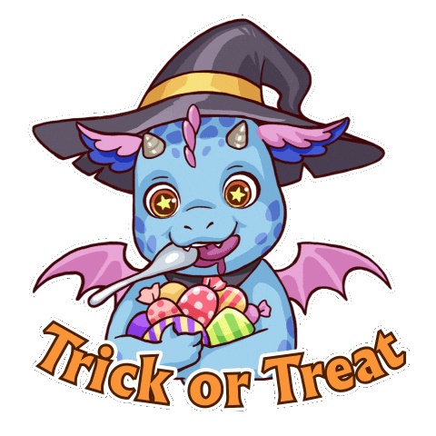 Trick Or Treat Halloween Sticker by MYTONA