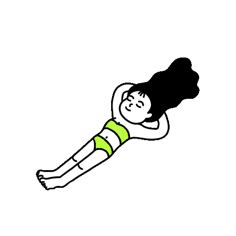 Happy Girl Sticker by hinidio