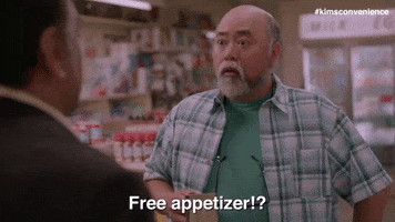 Happy Anniversary Eating GIF by Kim's Convenience