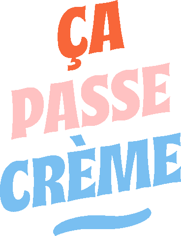 Cream Sticker