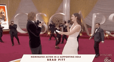 Brad Pitt Dancing GIF by The Academy Awards