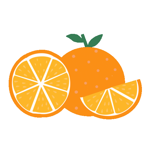 Vitamin C Fruits Sticker by 180gradsalon