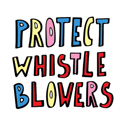 Whistleblower Sticker by Transparency International