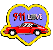 Heart Love Sticker by Porsche Museum