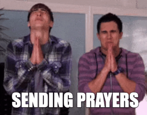 Image result for praying over the computer gif