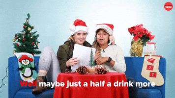 Merry Christmas Singing GIF by BuzzFeed