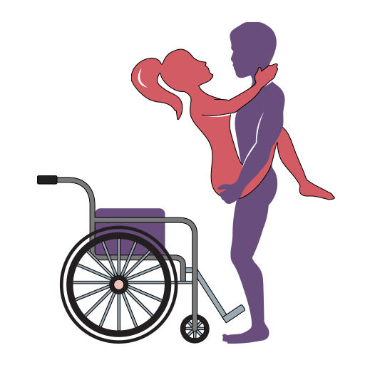 Silla De Ruedas Sticker by La Dilderia