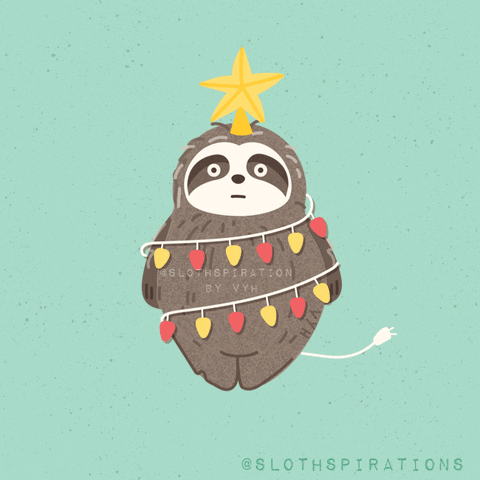 Christmas Tree GIF by Slothspirations