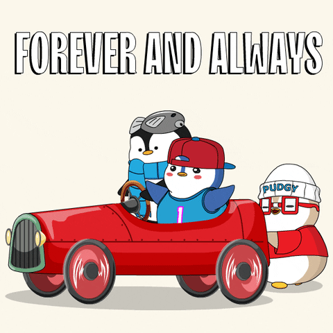 Best Friends Forever Love GIF by Pudgy Penguins