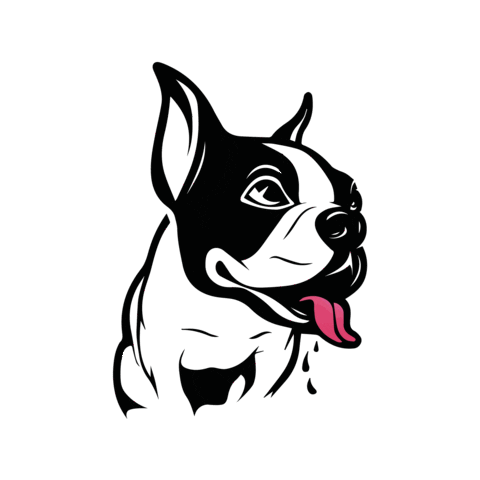Happy Dog Sticker by BALTAZARE