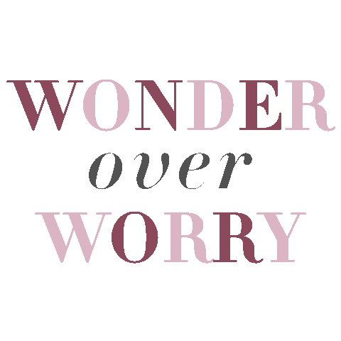 Wonder Worry Sticker by We Are Millennial Women