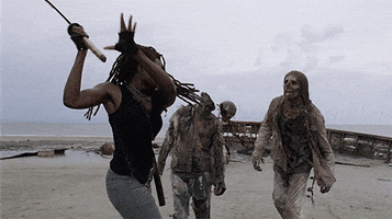 War Fight GIF by The Walking Dead