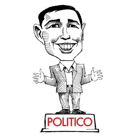 Andrew Yang Democrat Sticker by POLITICO