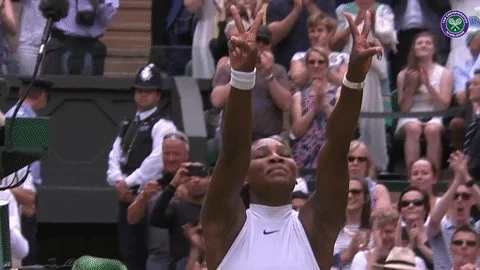 Serena Williams Celebration GIF